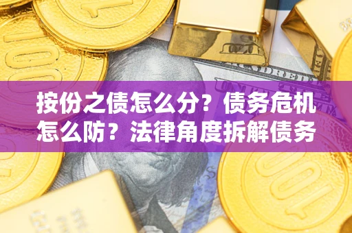 武汉按份之债怎么分？债务危机怎么防？法律角度拆解债务分配与风险自保指南