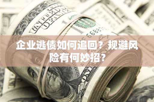 武汉企业逃债如何追回？规避风险有何妙招？