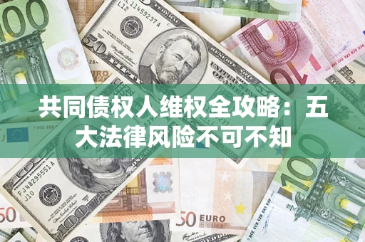 武汉共同债权人维权全攻略：五大法律风险不可不知