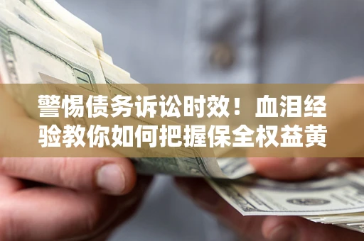 武汉警惕债务诉讼时效！血泪经验教你如何把握保全权益黄金期
