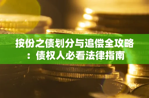 武汉按份之债划分与追偿全攻略：债权人必看法律指南