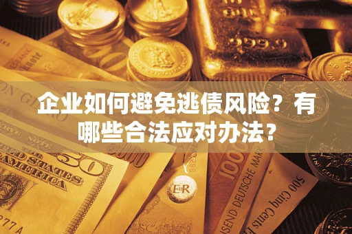 武汉企业如何避免逃债风险？有哪些合法应对办法？