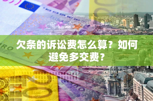 武汉欠条的诉讼费怎么算？如何避免多交费？