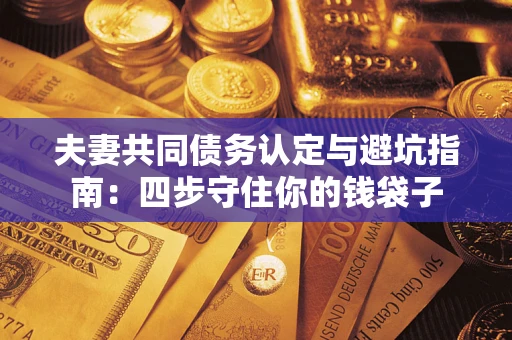 武汉夫妻共同债务认定与避坑指南：四步守住你的钱袋子