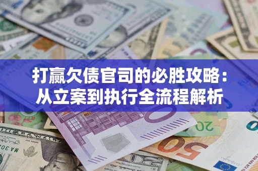 武汉打赢欠债官司的必胜攻略：从立案到执行全流程解析