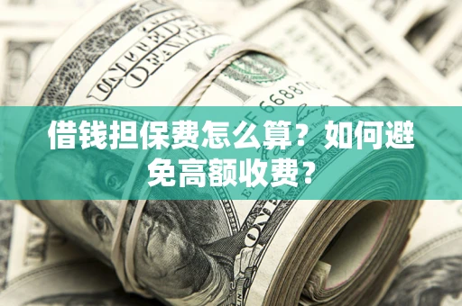 武汉借钱担保费怎么算？如何避免高额收费？