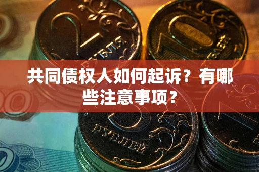 武汉共同债权人如何起诉？有哪些注意事项？